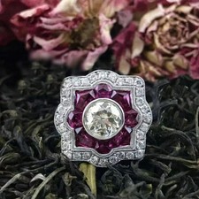 Bague de fiançailles double