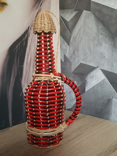 Bouteille verre fil scoubidou - fil,
