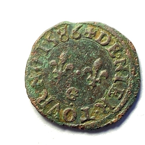 8607 henri iii denier - -,