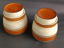 **MELITTA 2 POTS EN PORCELAINE ANNEES 1970