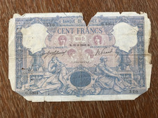 LOT TRES RARE 100 FRANCS OR