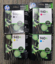 HP 940XL Black Cyan Magenta