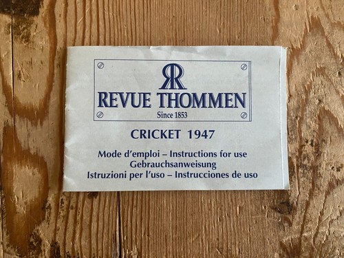 Revue thommen montres - -,
