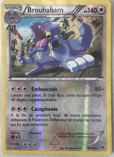 Carte pokemon rare brouhabam - pokemon,
