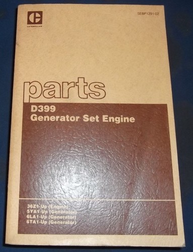 Caterpillar d399 manuel - d399,