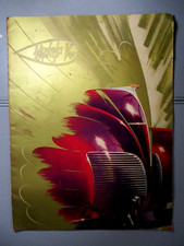 CATALOGUE PROSPECTUS  V 12 LINCOLN ZEPHYR + 3 EX LIBRIS COACH CABRIOLET BERLINE