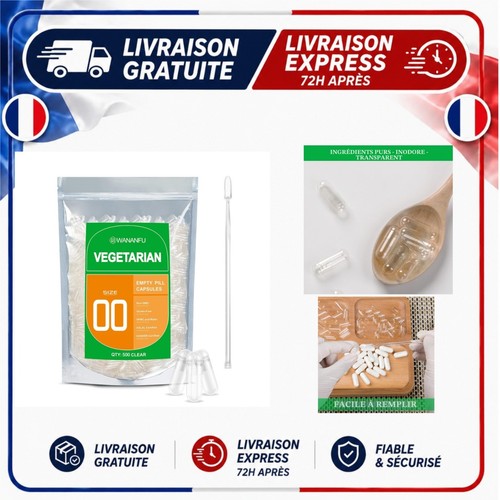 Gélules vides végétales