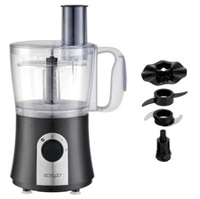 Robot De Cuisine 600W 1,25 LT Pétrin Multifonction Avec Accessoires En Inox