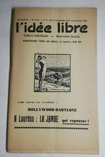 Revue L'idée Libre août-oct