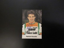 Autographe Patrick Hosotte sur carte Cycl8
