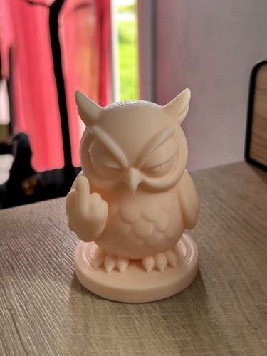 Figurine hibou insolent cm - figurine, 8