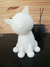 Lampe Veilleuse Chat Art Déco Chambre Enfant pvc 23cm