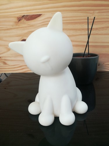 Lampe veilleuse chat art déco - lampe,