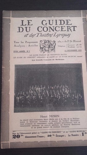 Revue guide concert et - le,