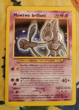 Mewtwo Brillant Holo Néo