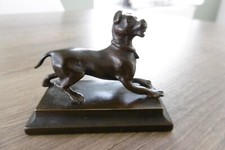 ancien bronze animalier chien XIX siècle