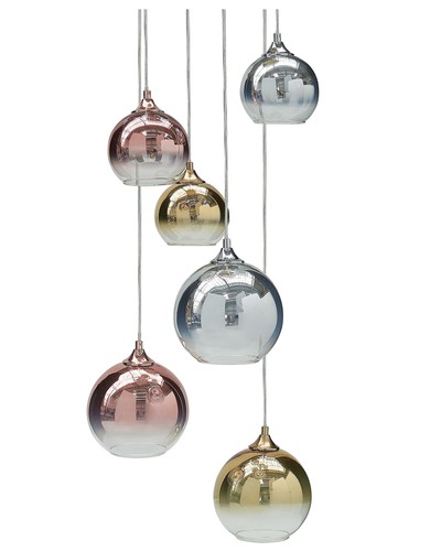 Lustre multicolore verre - lustre,
