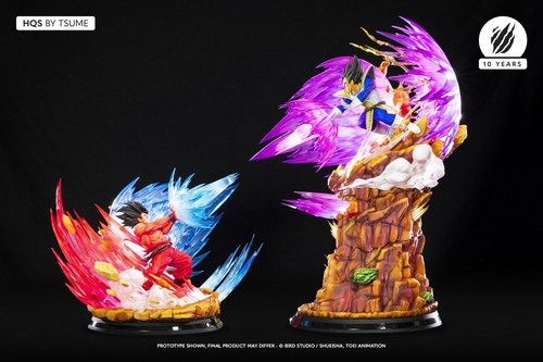 Résine statue goku kaioken - kaioken, vs