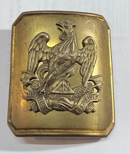 Militaria plaque baudrier - militaria,