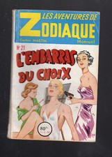 L'EMBARRAS DU CHOIX  Les aventures de Zodiaque Gaston Martin N°21 1951 pin up