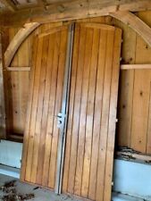 Porte d'entrée en chêne massif ( doubles panneaux bouvetés) serrure hte sécurité