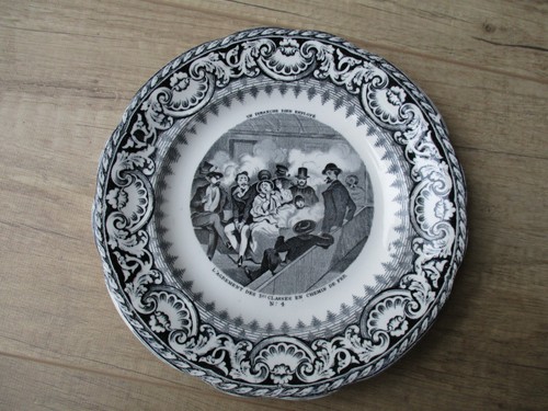 Assiette parlante faïences - parlante,