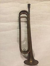 ANCIEN  CLAIRON OU TROMPETTE DE CAVALERIE  MARQUE COUESNON & cie bon état 