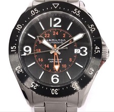 Hamilton Khaki Pilot Gmt Auto H76755131 MenS Watch Automatic Pilot Gmt