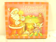 ?? POP UP LIVRE ANIME LE PÈRE NOËL ET LA FÉE ILLUSTRATION EN RELIEF