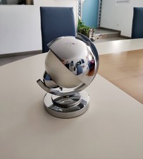 PETITE LAMPE METAL CHROME VERRE ADNET DESIGN   art deco DESNY