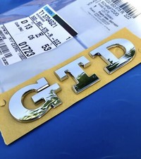 LOGO GTD VW GOLF 7 VII MK7 ARRIÈRE BADGE EMBLÈME ORIGINAL 5G0853675R