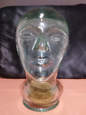 Tete chapeau en verre moulé avec bouchon