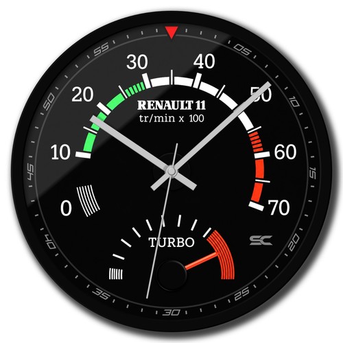Horloge murale noir 30cm - murale,