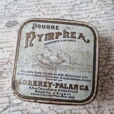 LORENZY PALANCA Boite A Poudre NYMPHEA Ancienne Fin XIXè French Powder Box