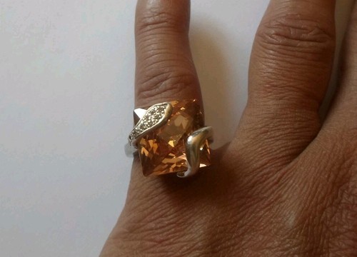 Bague argent massif carré - massif,,