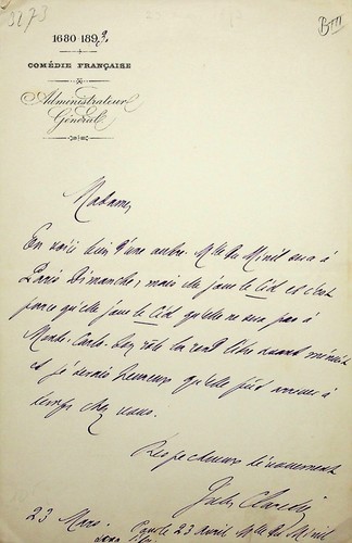 S jules claretie - ✒,