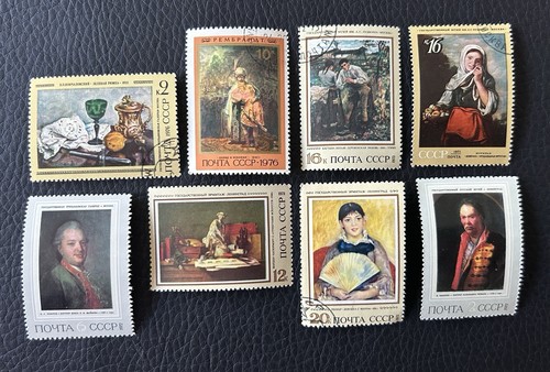 Lot timbres de russie - 8,