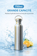 Thermos Inox 750ml – Gris