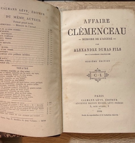 Alexandre dumas fils - dumas, –