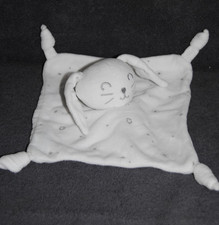 🍀 Doudou Plat Lapin Blanc