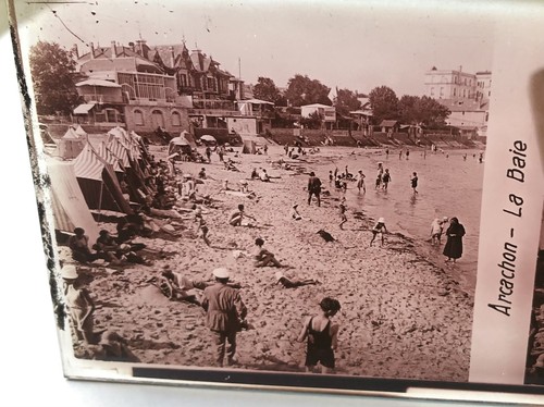 Plaque photo arcachon plage - arcachon,
