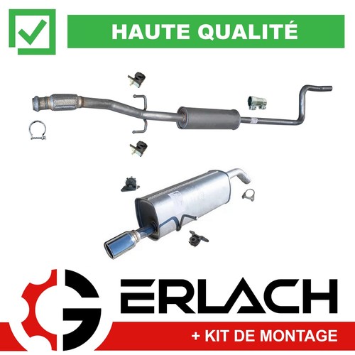 Echappement silencieux pour