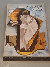magazine EXCELSIOR MODES N°24 - ETE 1935 EN SUISSE dessin LEPAPE, FROMENTI