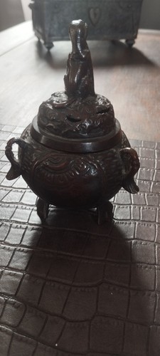 Brûle parfum bronze chine - parfum,