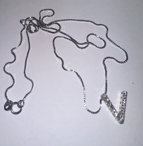 Collier blanc 18kt - or,