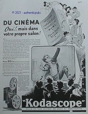PUBLICITE KODASCOPE KODAK