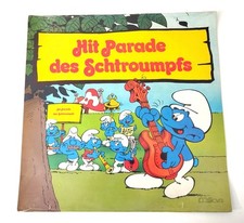 Disque vinyl 33 tours Hit parade des schtroumpfs NEUF sous blister 1981