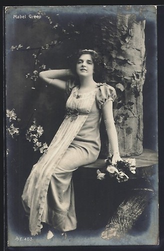 Actrice mabel green robe - green,
