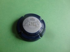 CAPSULE  DE CHAMPAGNE : CHARBAUT GUY - N°08 Contour bleu foncé, petites initiale