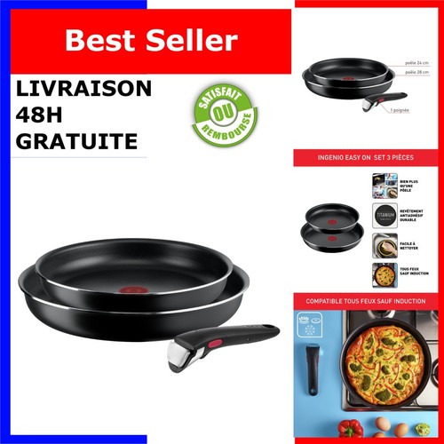 Tefal ingenio lot poêles - lot,